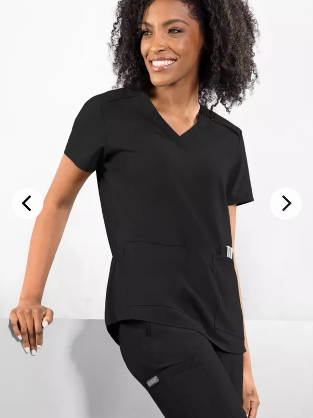 Brand new in package Med Couture Insight Scrub Top in size XL tall. - Picture 2 of 7